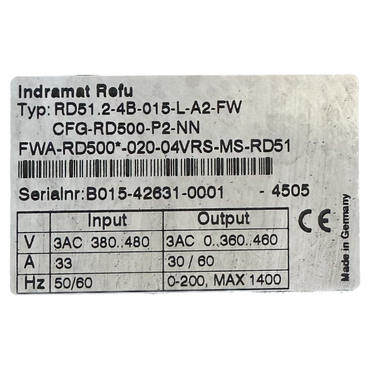 Rexroth RD51.2-4B-015-4