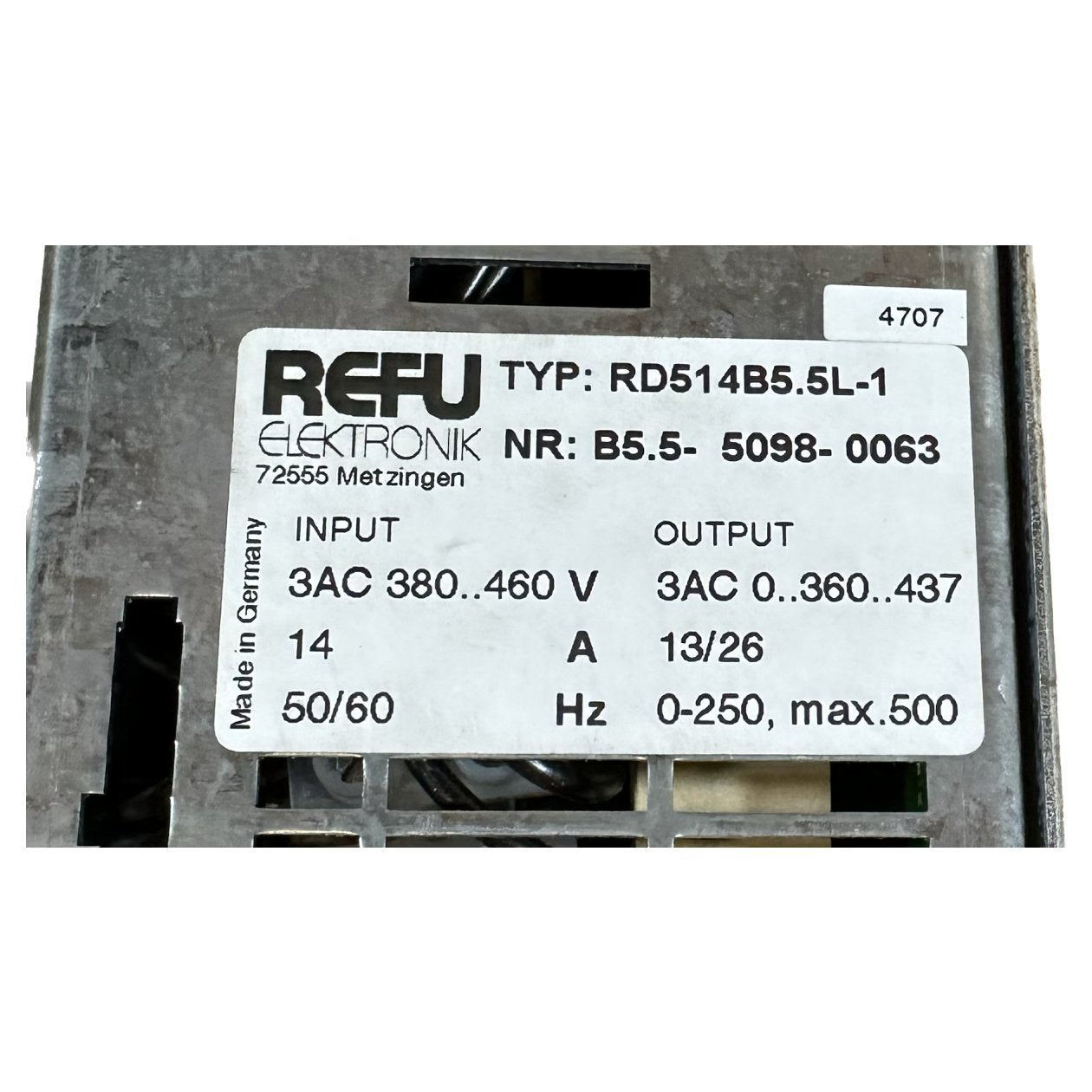 Refu RD514B5.5L-1-5