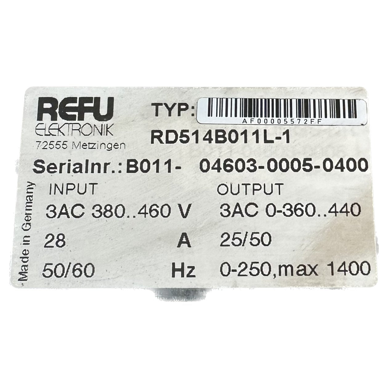 Refu RD514B011L-5