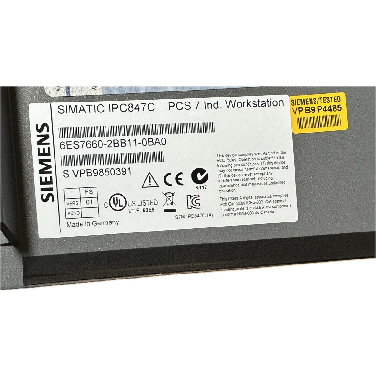 Siemens 6ES7660-2BB11-0BA0-4