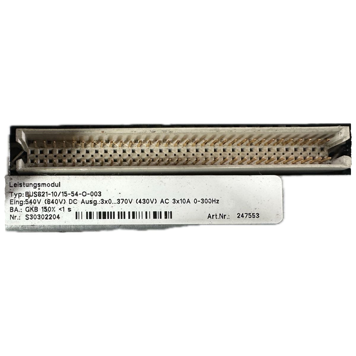 NJ020 Leistungsmodul Baumüller BUS621-10/15-54-O-003 BUS6-VC-CO-0013_4