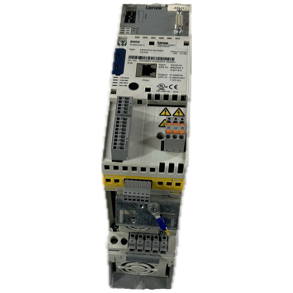 NJ028 Frequenzumrichter Lenze E84AVSCE3024SBS 3,0kW_3