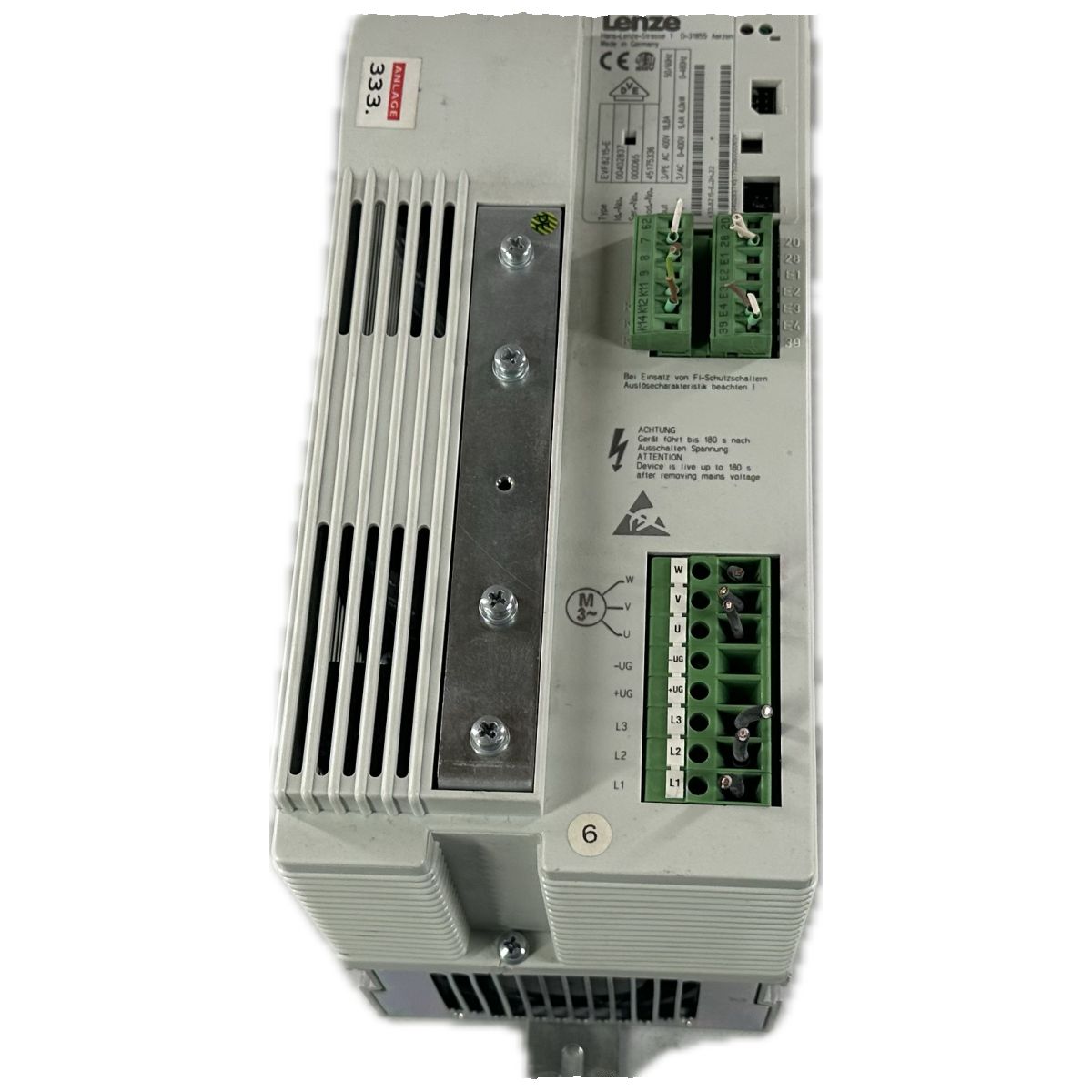 NJ029 Frequenzumrichter Lenze EVF8215-E 33.8215-E.2H.22. 4,0kW_3