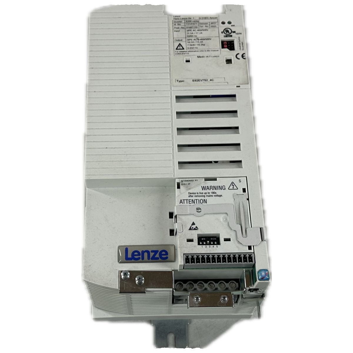 NJ030 Frequenzumrichter Lenze E82EV752_4C 7,5kW_3