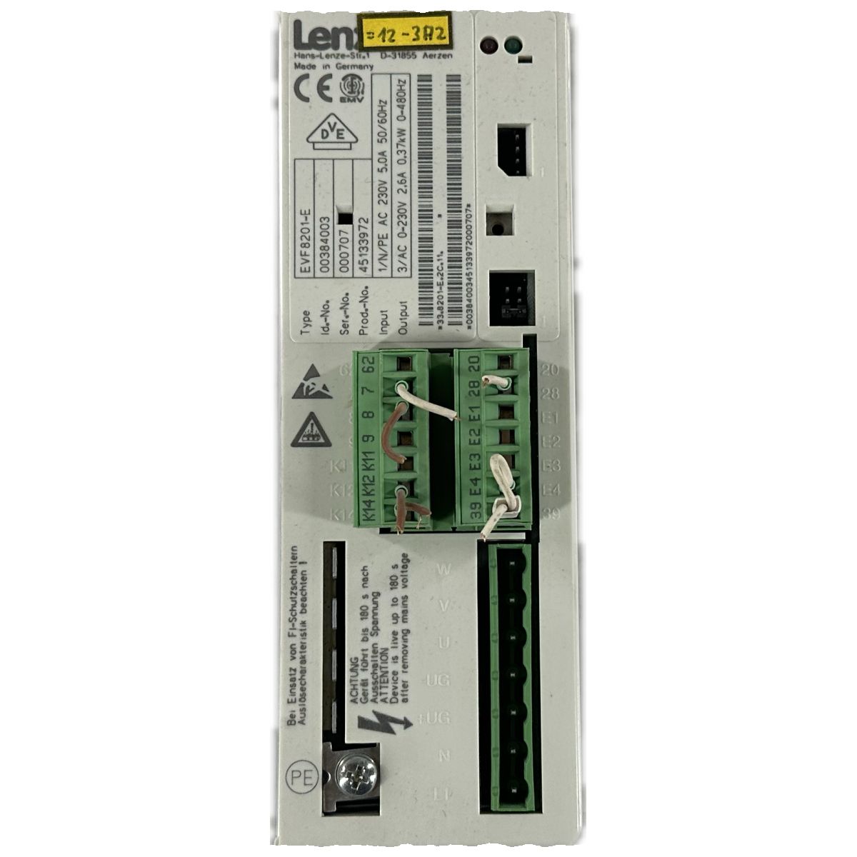 .NJ035 Frequenzumrichter Lenze EVF8201-E 33.8201-E.2C.11._3