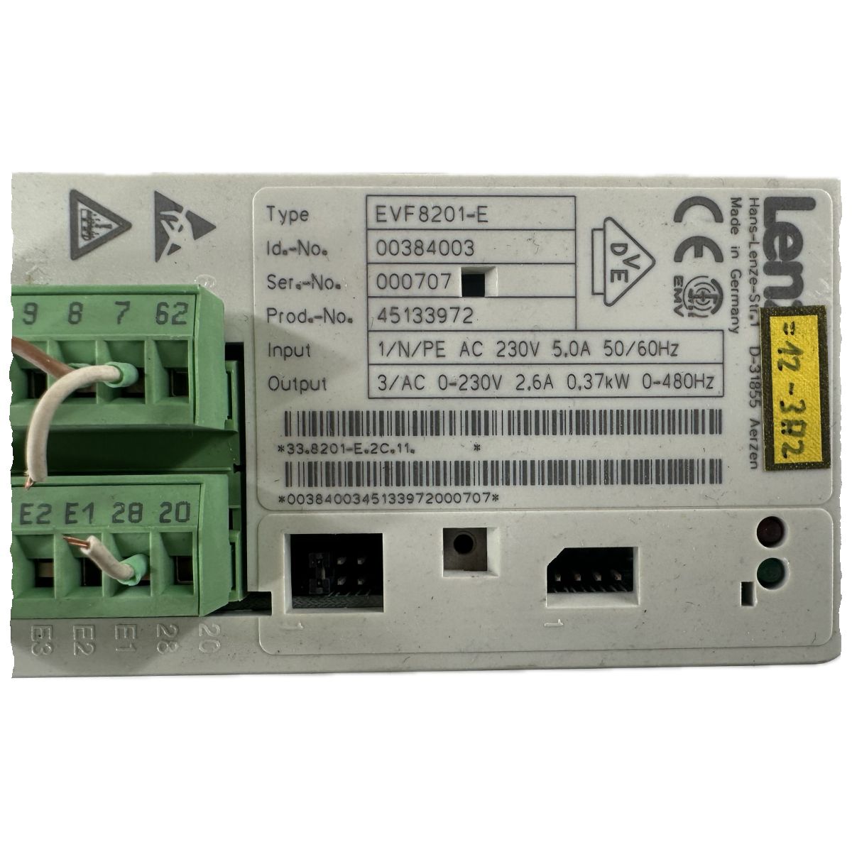 .NJ035 Frequenzumrichter Lenze EVF8201-E 33.8201-E.2C.11._4