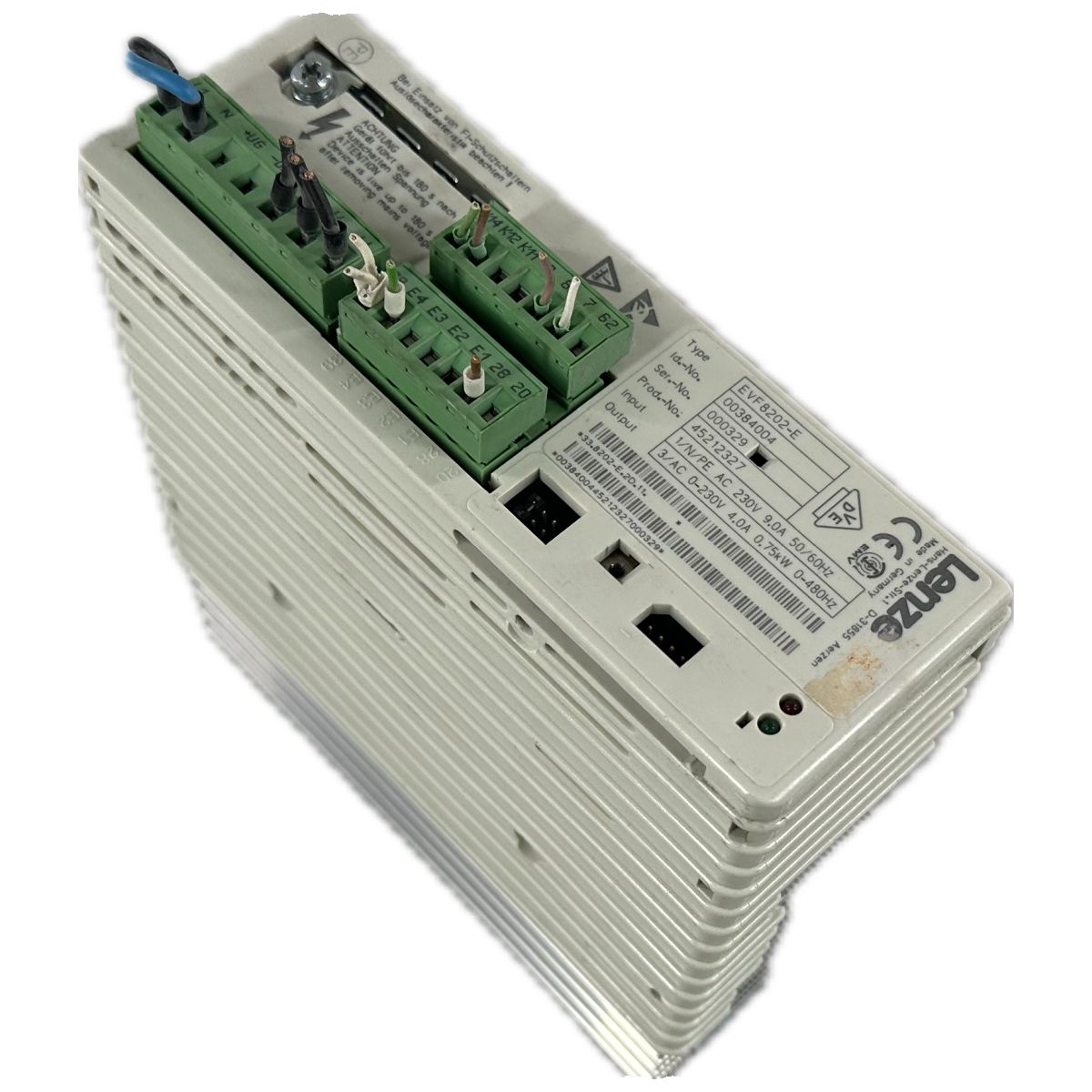 NJ038 Frequenzumrichter Lenze EVF8202-E 33.8202-E.2D.11._2