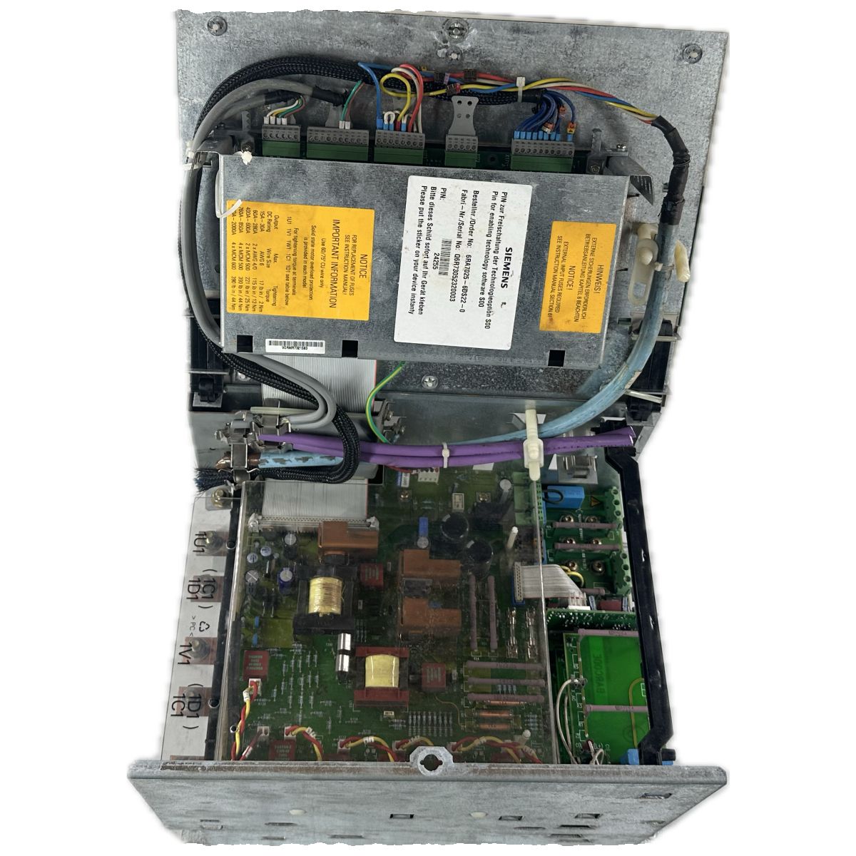 NJ054 Frequenzumrichter Siemens 6RA7025-6DS22-0_3