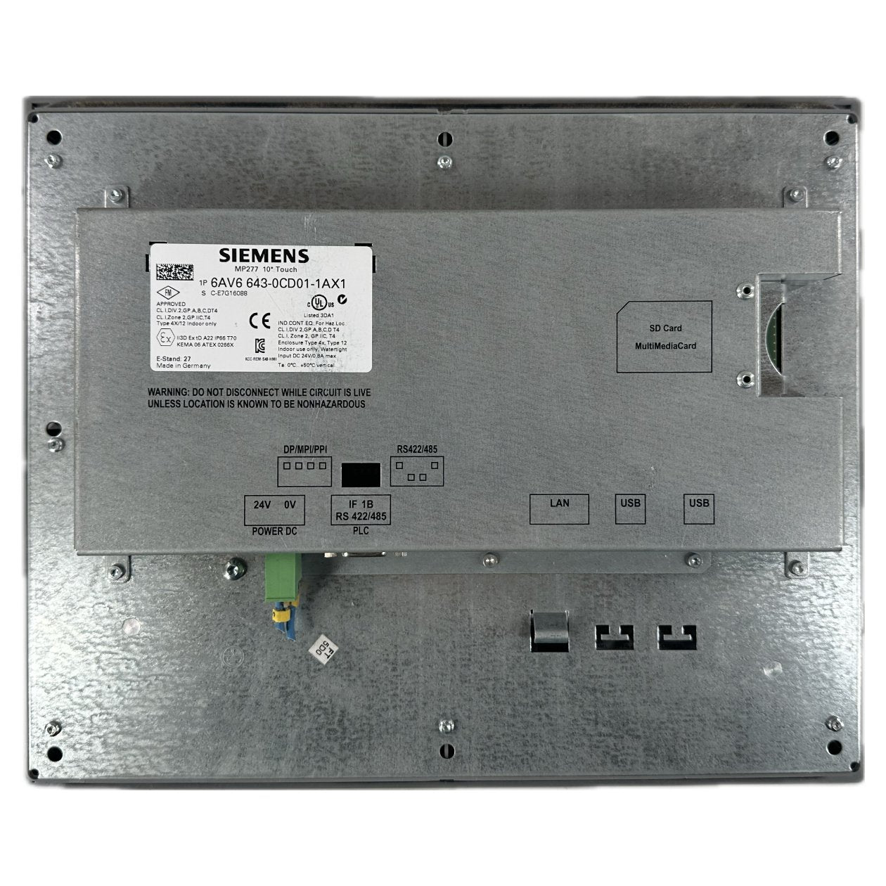 NJ062 Bedienpanel MP277 Siemens 6AV6643-0CD01-1AX1 E27_4