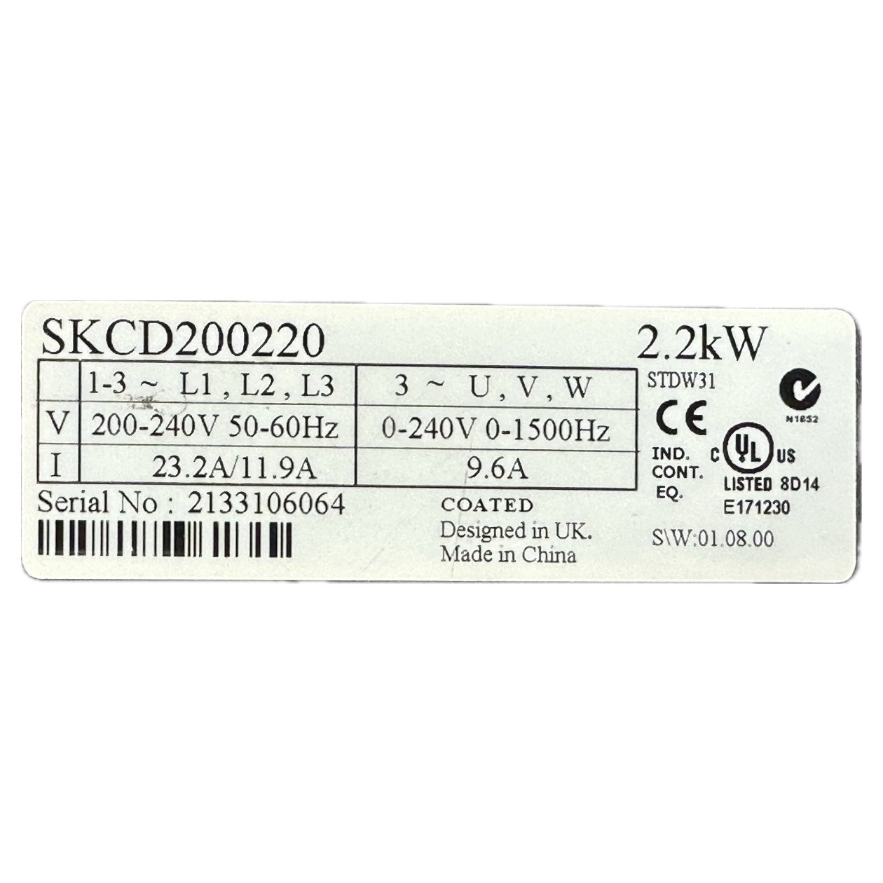 .NJ069 Frequenzumrichter Emerson SKCD200220 2,2kW_4