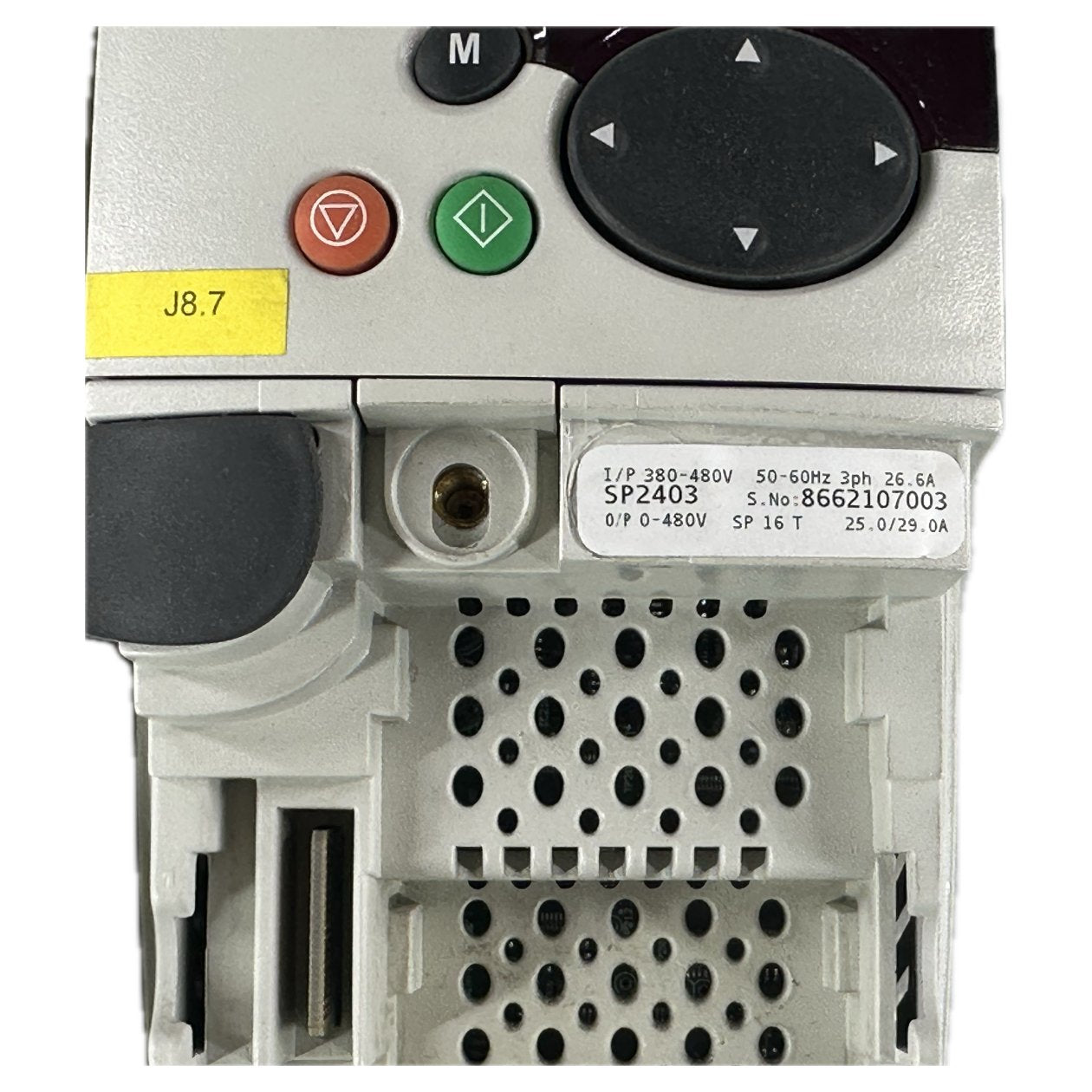 NJ074 Frequenzumrichter Emerson SP2403 Deckel fehlt_4