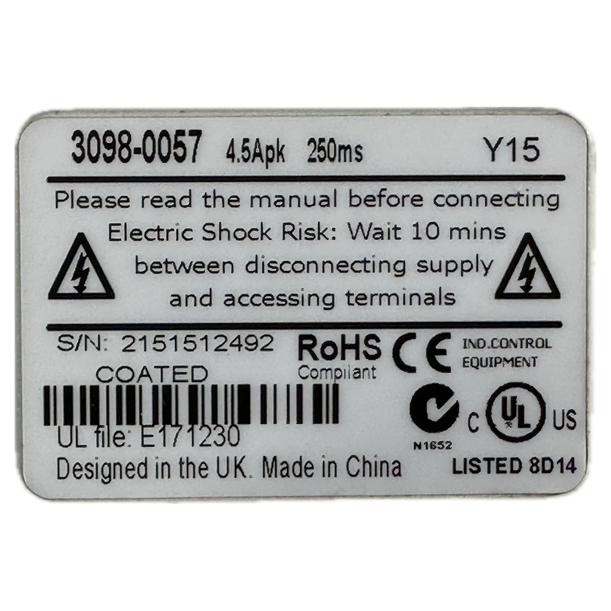 NJ084 Frequenzumrichter Emerson DST1401 3098-0057 Y15_4