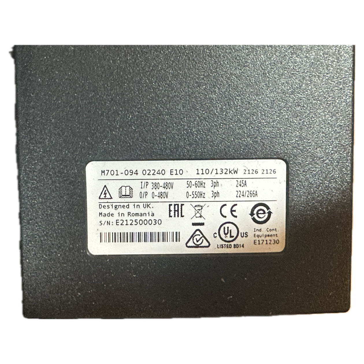 NJ085 Frequenzumrichter Nidec Emerson M701-094 02240 E10 132kW_4