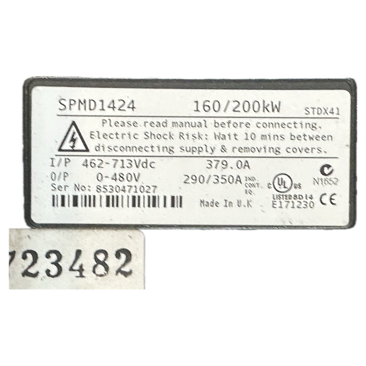 NJ091 Frequenzumrichter Nidec Control Techniques Emerson SPMD1424 200kW_4