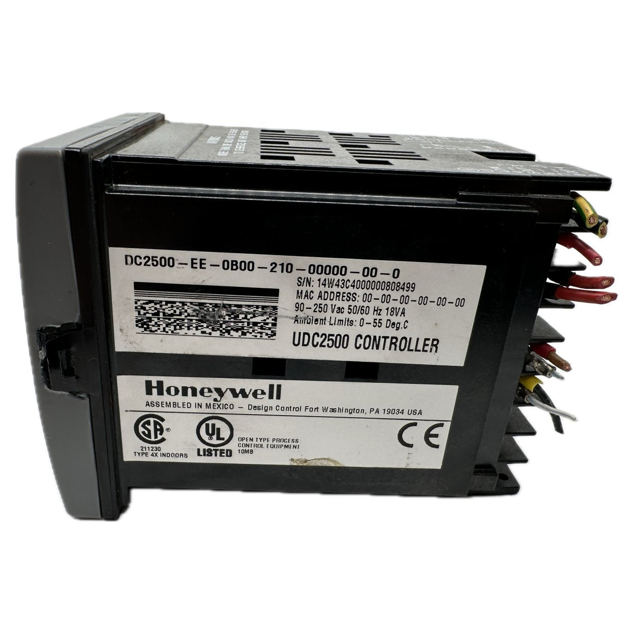 NJ103 UDC2500 Controller Honeywell DC2500-EE-0B00-200-00000-00-0_3