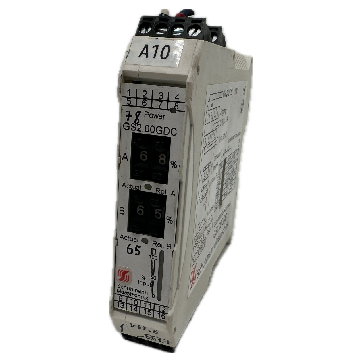 NJ109 Limit Switch Schuhmann Messtechnik GS2.00GDC