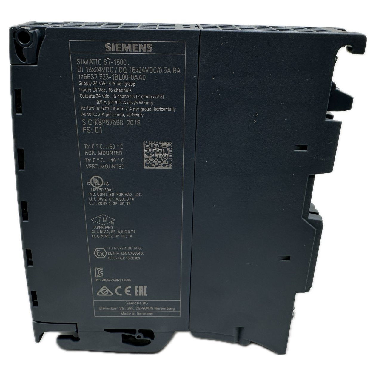 NJ118 Simatic S7-1500 Siemens 6ES7 523-1BL00-0AA0 6ES7523-1BL00-0AA0 E01_3