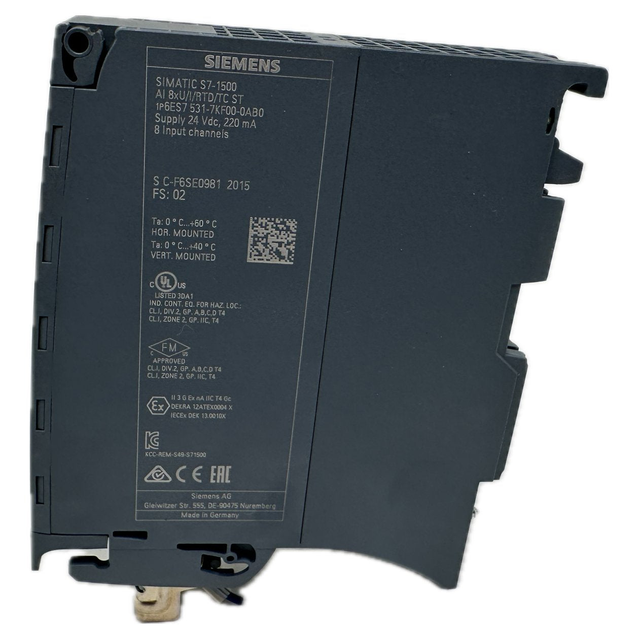 NJ120 Simatic S7-1500 Siemens 6ES7 531-7KF00-0AB0 6ES7531-7KF00-0AB0 E02_3