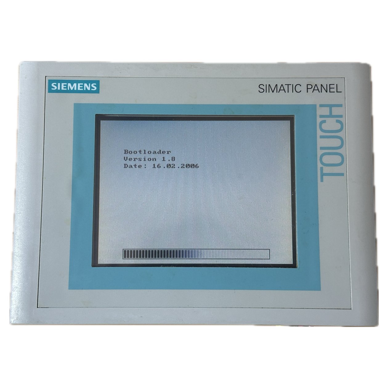 NJ143 Bedienpanel TP270 Siemens 6AV6545-0CA10-0AX0 E14 Gehäuse beschädigt