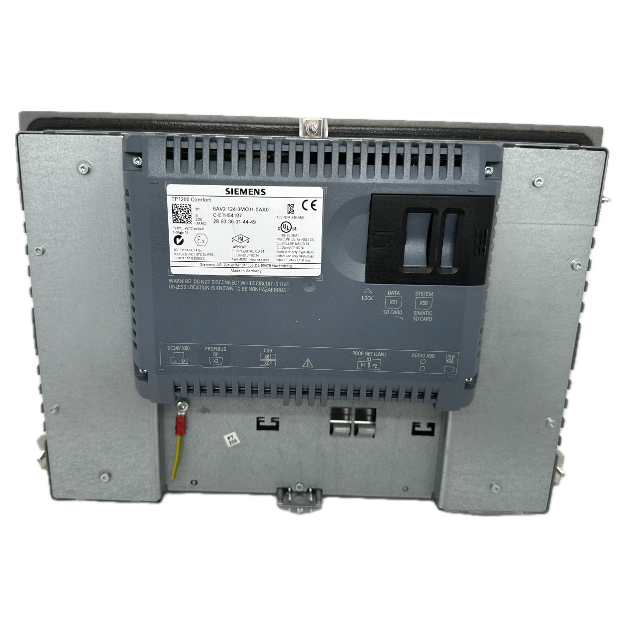 NJ147 Bedienfeld TP1200 Siemens 6AV2 124-0MC01-0AX0 6AV2124-0MC01-0AX0_3