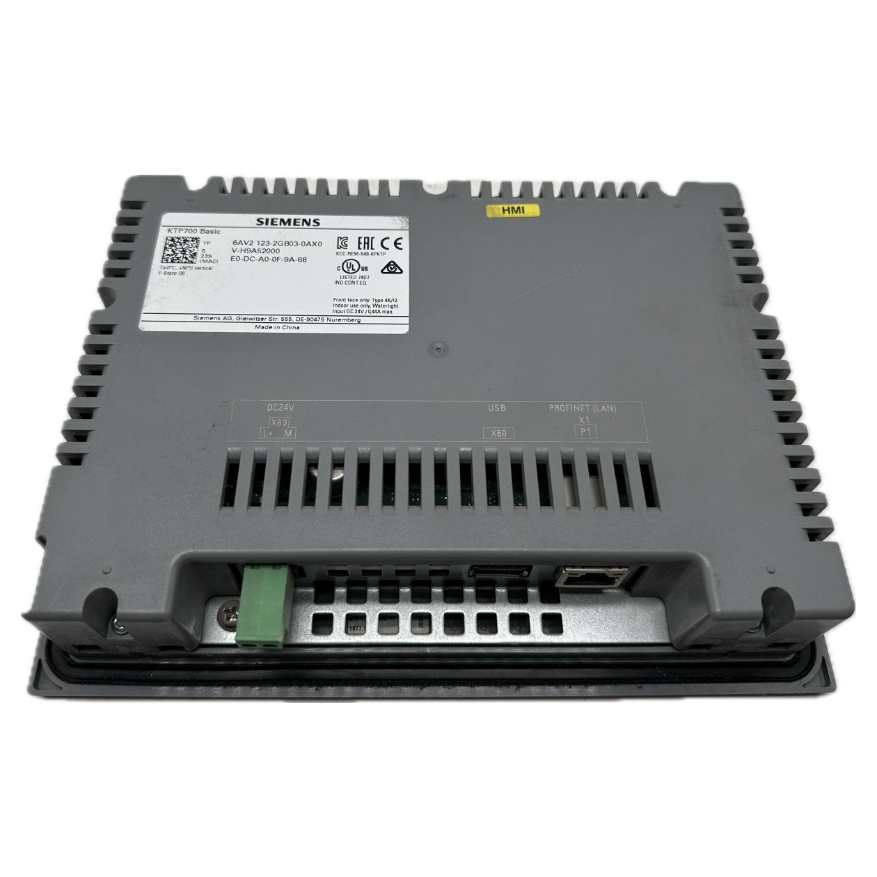 NJ180 Bedienpanel KTP700 Siemens 6AV2 123-2GB03-0AX0 6AV2123-2GB03-0AX0_3