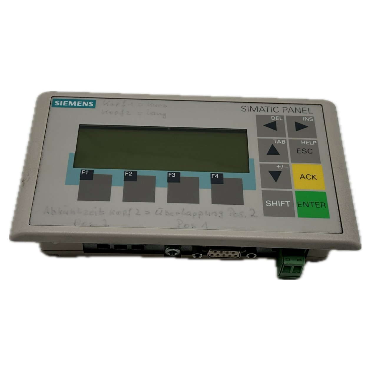 NJ181 Operator Panel OP73 Siemens 6AV6 641-0AA11-0AX0 6AV6641-0AA11-0AX0_2