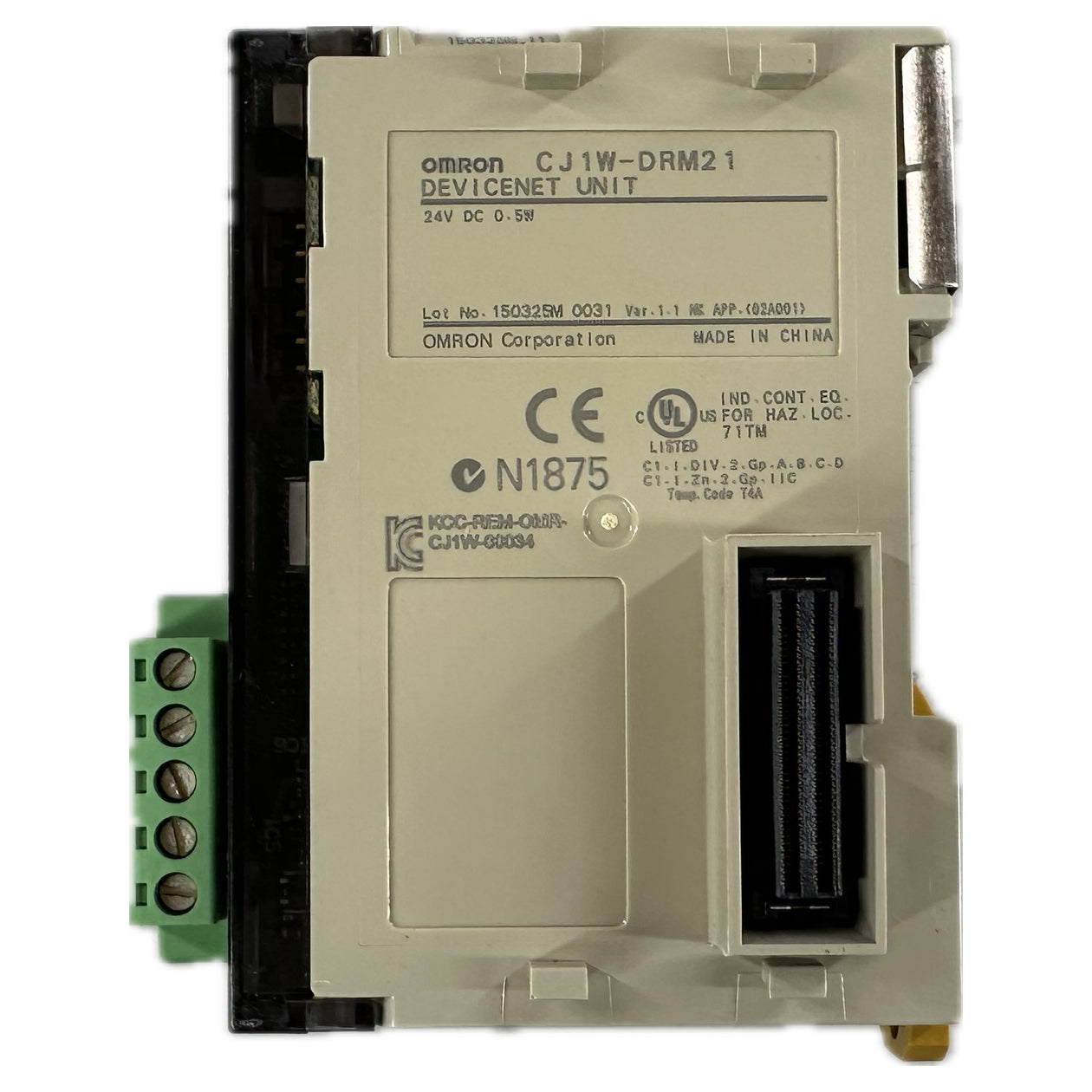 NJ251 DeviceNet Unit Omron CJ1W-DRM21_4