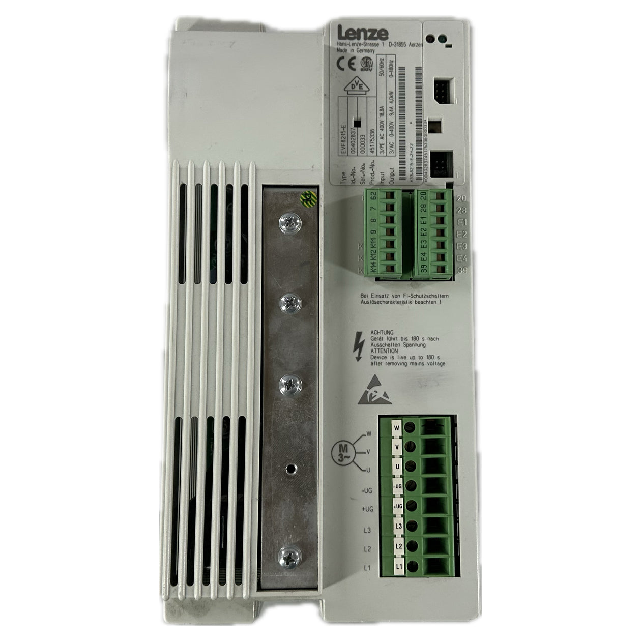 NJ262 Frequenzumrichter Lenze EVF8215-E .2H.22 4,0kW_3