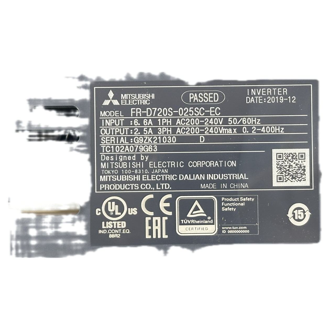 NJ289 Inverter Mitsubishi FR-D720S-025SC-EC 2,5A_4
