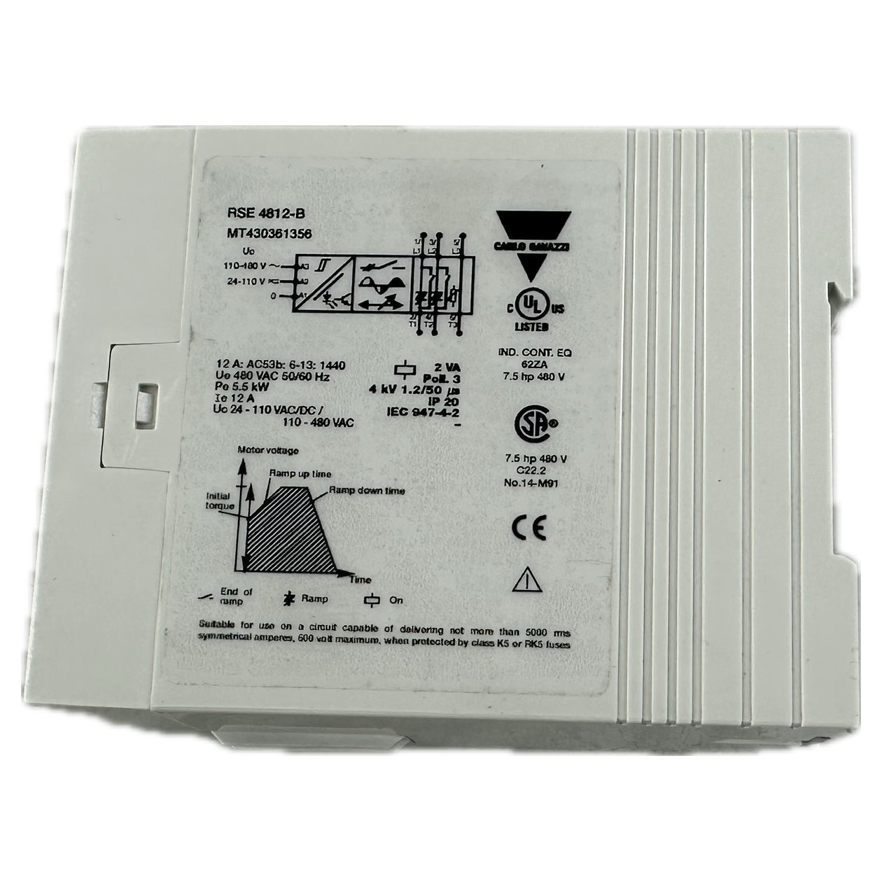 NJ300 Sanftstarter Carlo Gavazzi RSE4812-B 5,5kW_4