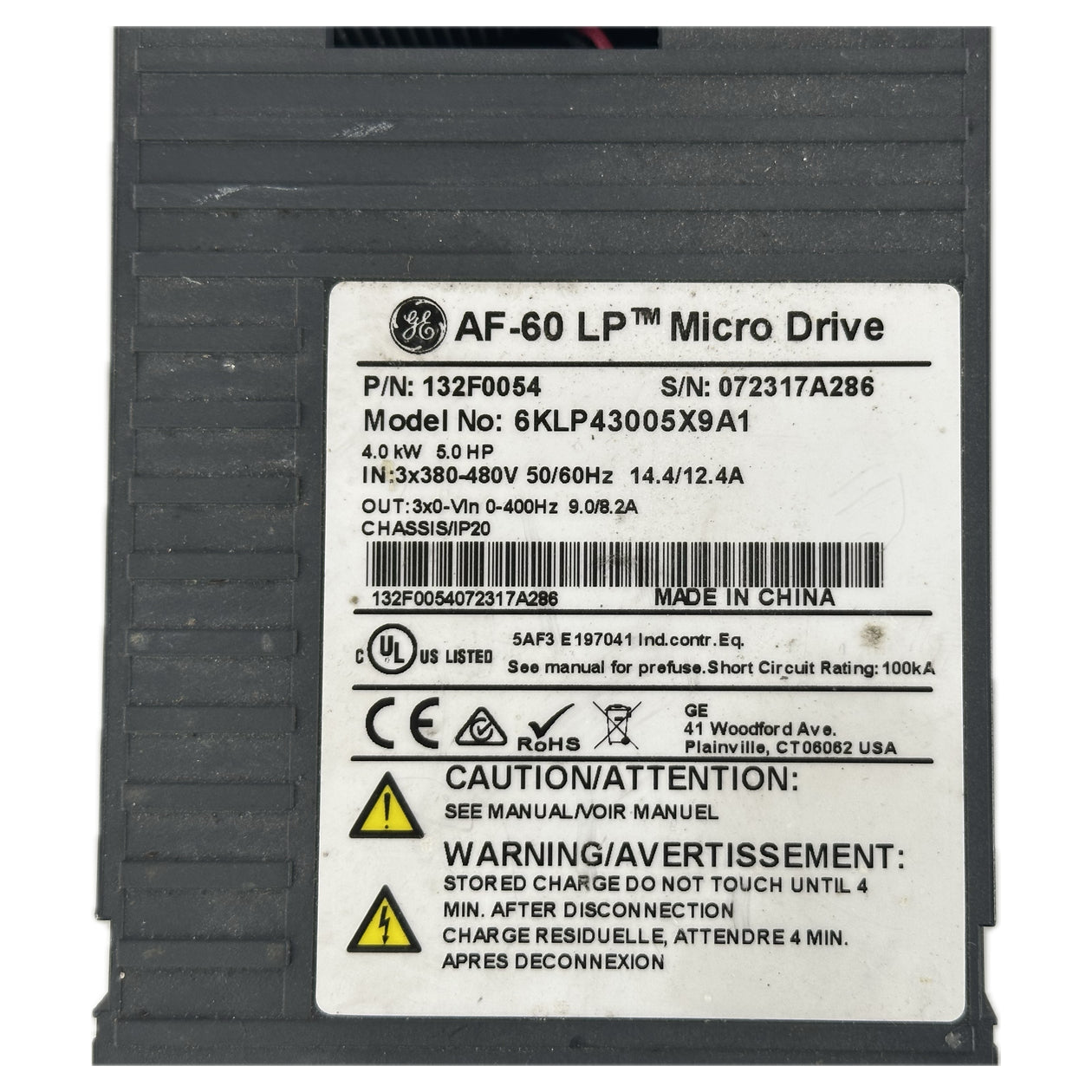 NJ312 AF-60LP Micro Drive General Electric 6KLP43005X9A1 4kW_4