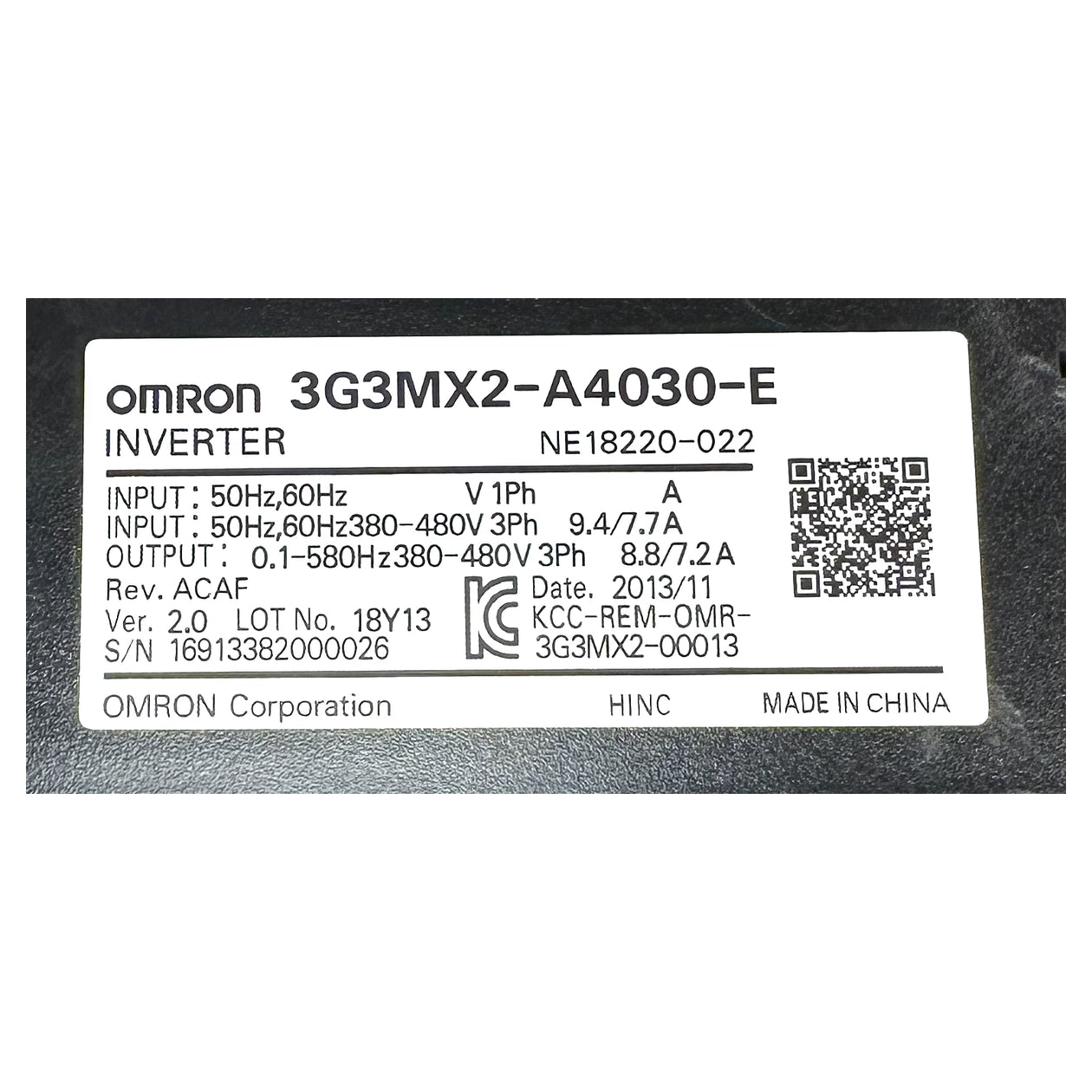 NJ335 Frequency Converter Omron 3G3MX2-A4030-E 3KW_4