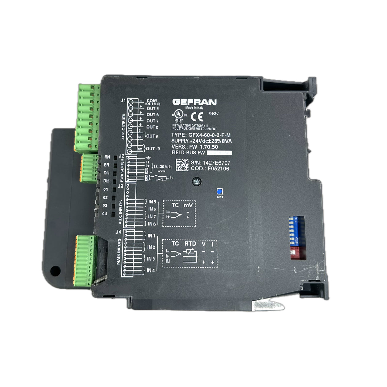 NJ337 4-channel PID power controller power controller Gefran GFX4-60-0-2-F-M_5