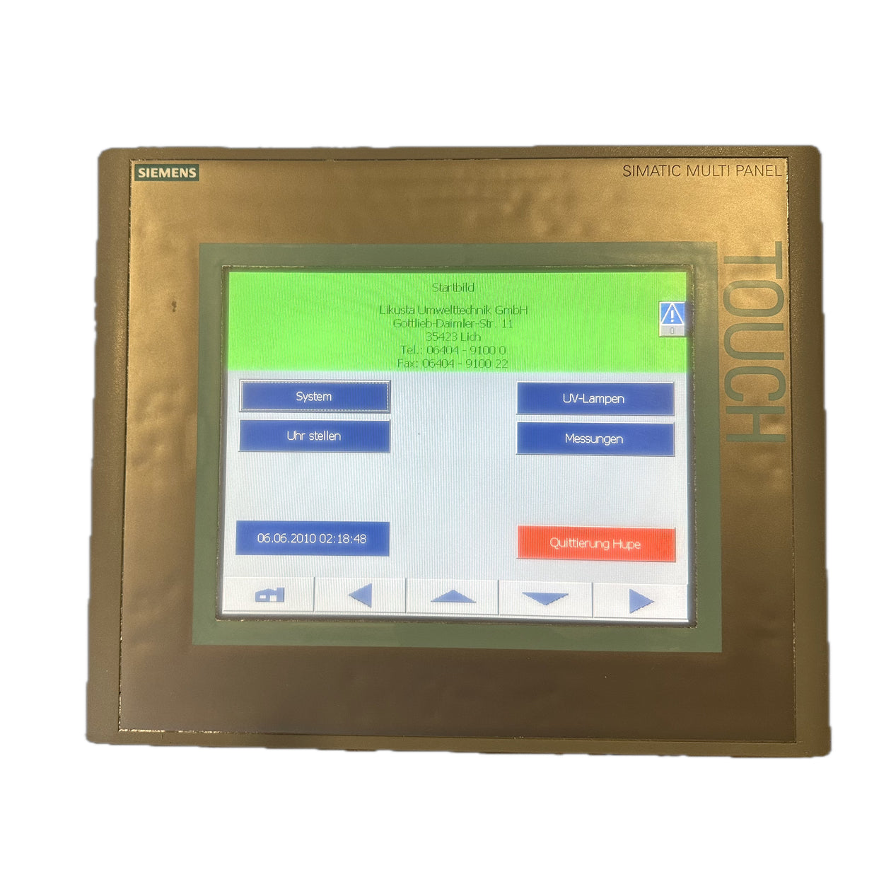 NJ339 Touchpanel MP 277 Siemens 6AV6643-0CD01-1AX1 6AV6 643-0CD01-1AX1_2