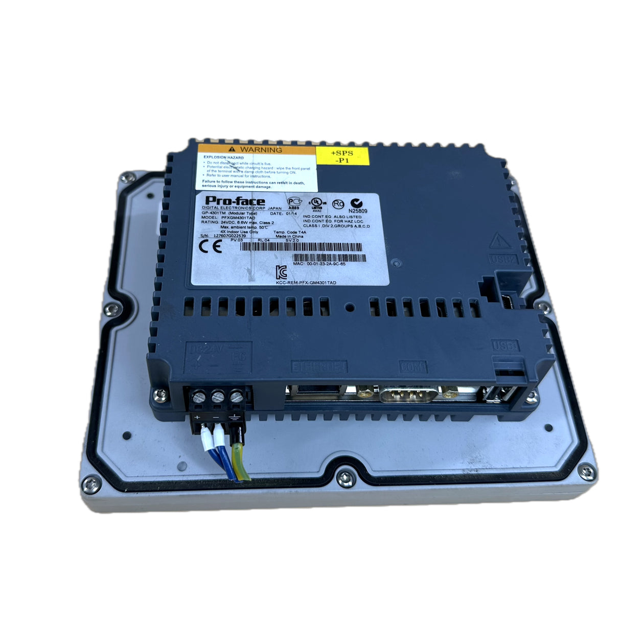 NJ382 Display und CPU Modul Pro-Face GP-4301TM PFXGM4301TAD_3