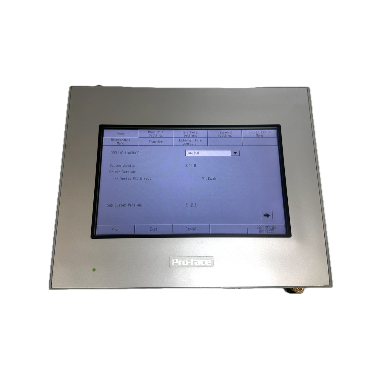 NJ383 Bedienpanel Pro-Face GP-4401WW PFXGP4401WADW_2