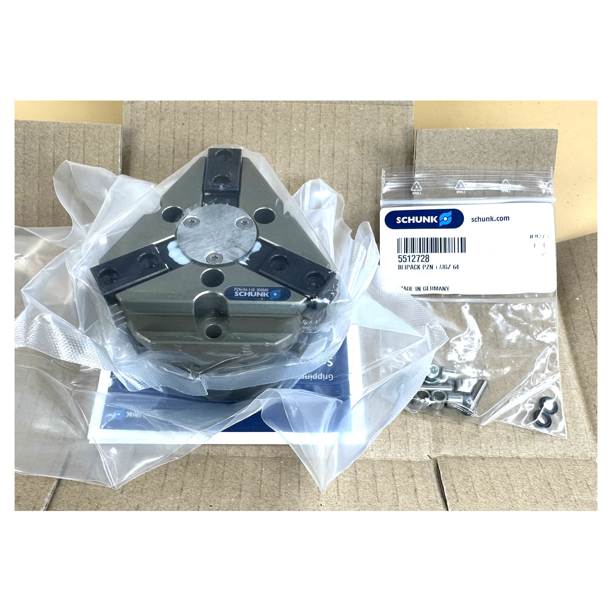 NJ433 3-Finger-Zentrischgreifer Schunk PZN-plus64-1-IS 0303540 Hub 6mm 860Nm ovp_2