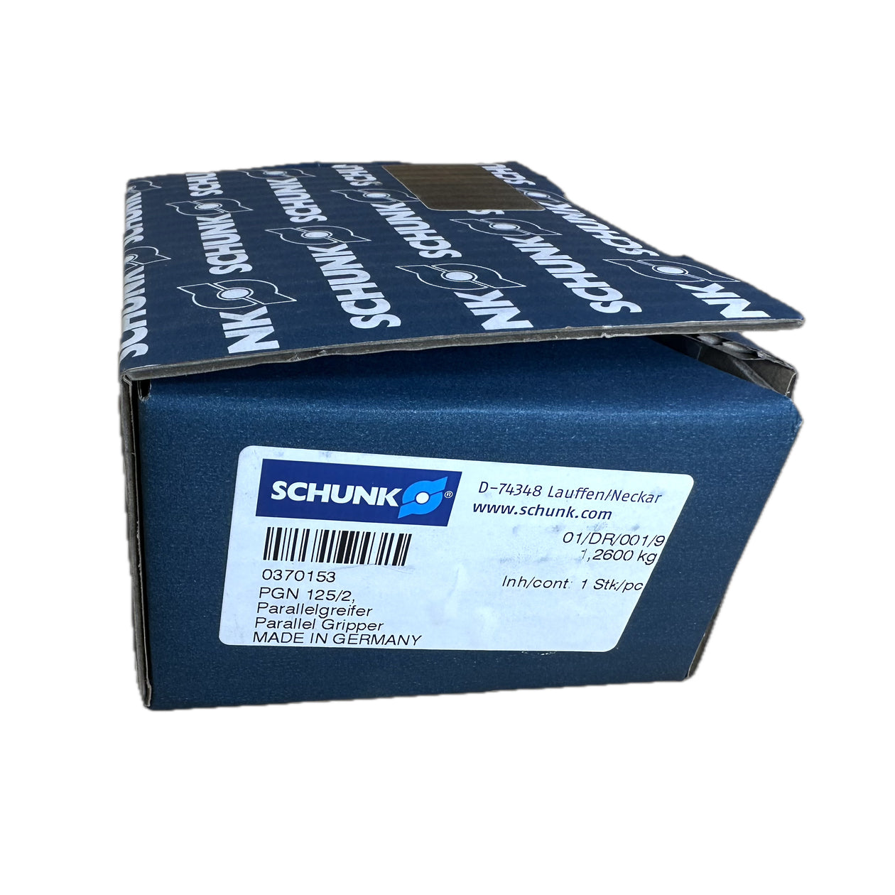 NJ439 2 Finger Parallelgreifer Schunk PGN 125/2 0370153 Hub 6mm 3000Nm ovp