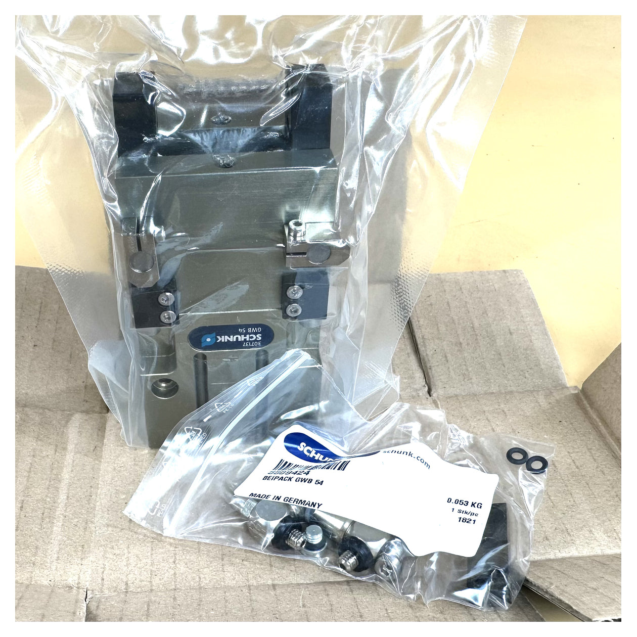 NJ443 Pneumatischer 2 Finger Winkelgreifer Schunk GWB 54 0307137 ovp_2