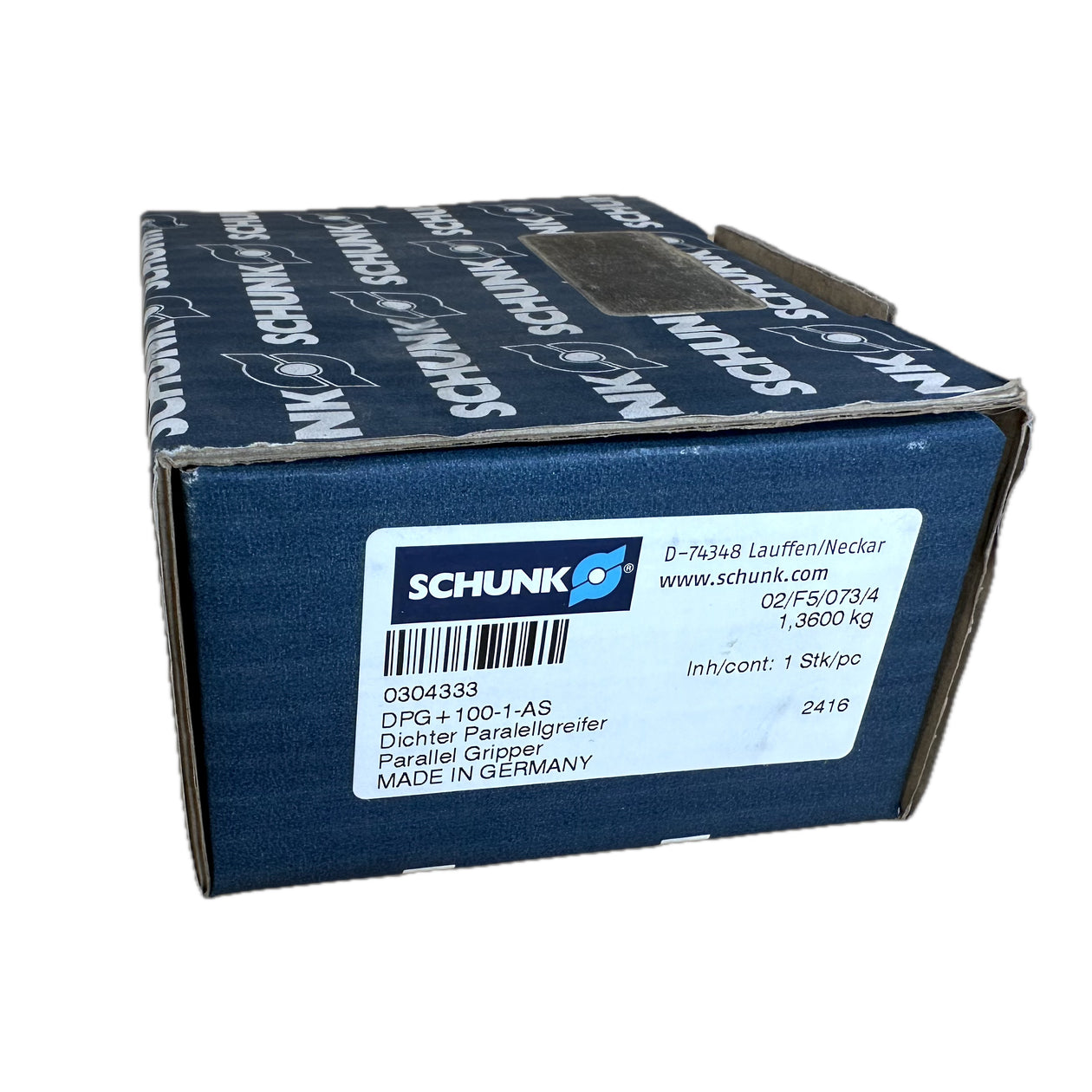 NJ445 2 Finger Parallelgreifer Schunk DPG+100-1-AS 0304333 855Nm 10mm Hub ovp