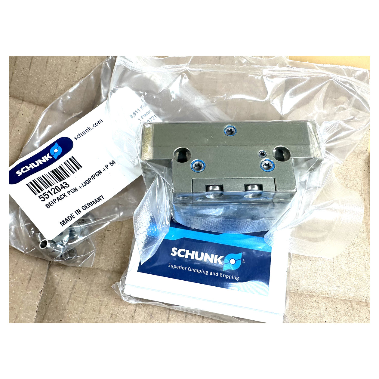 NJ447 2 Finger Parallelgreifer Schunk PGN-plus50-1 0371099 220Nm 4mm Hub ovp_3