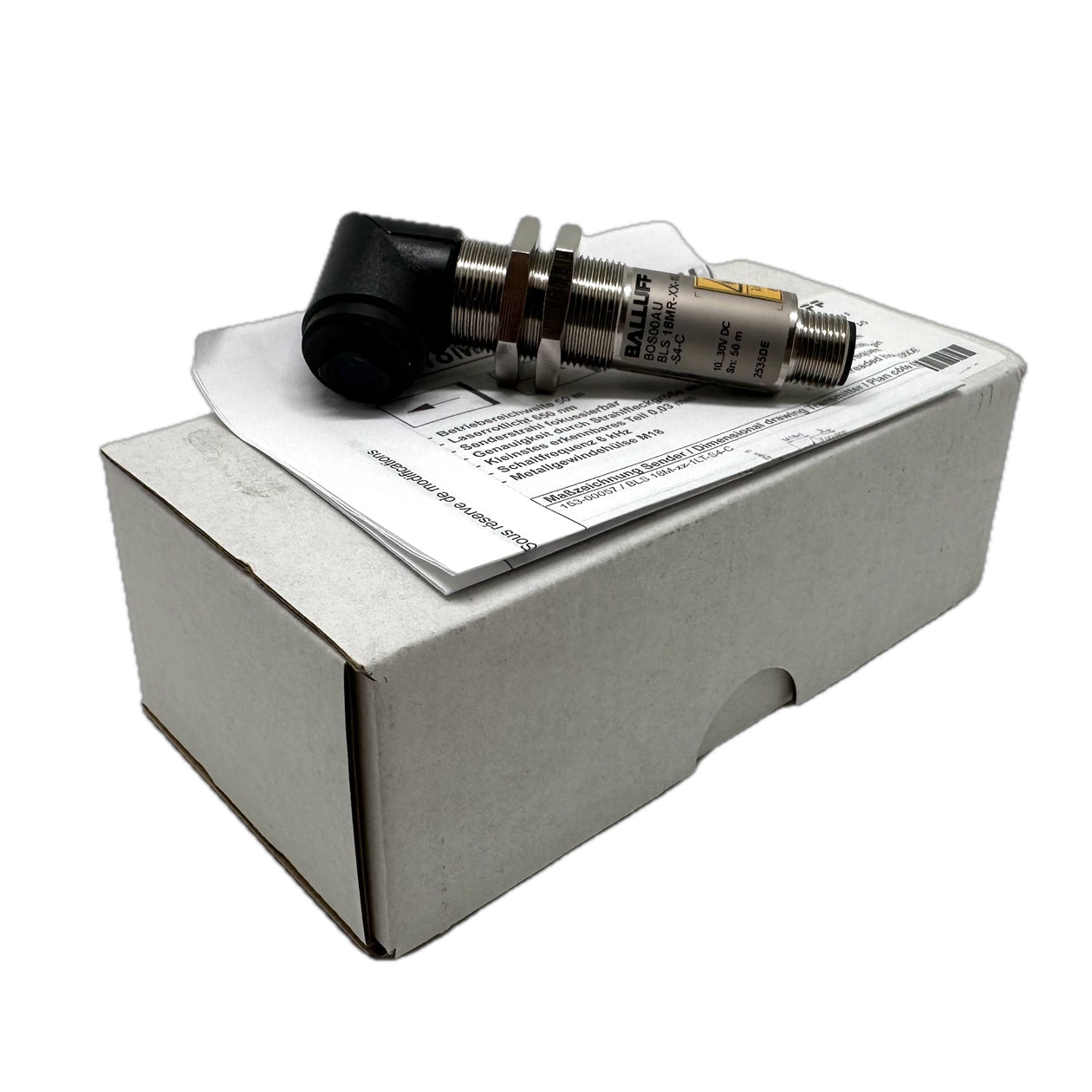 NJ504 Photoelectric Sensor Baluff BLS 18MR-XX-1LT-S4-C BOS00AU OVP