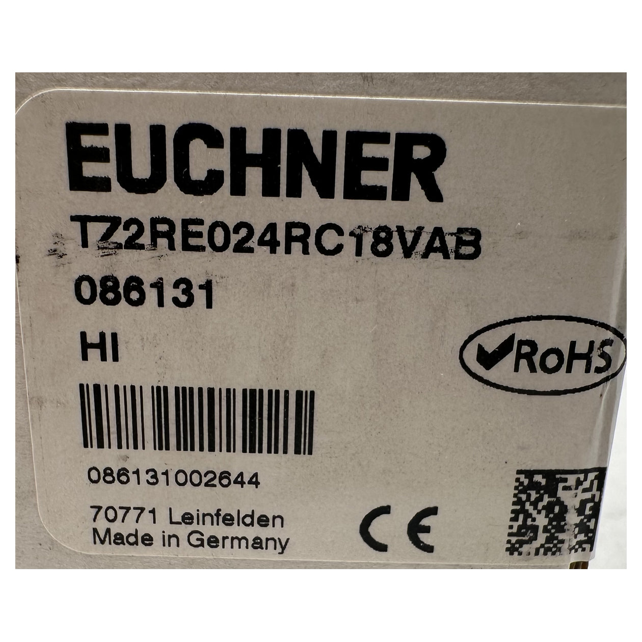 NJ508 safety switch Euchner TZ2RE024RC18VAB Sealed_2