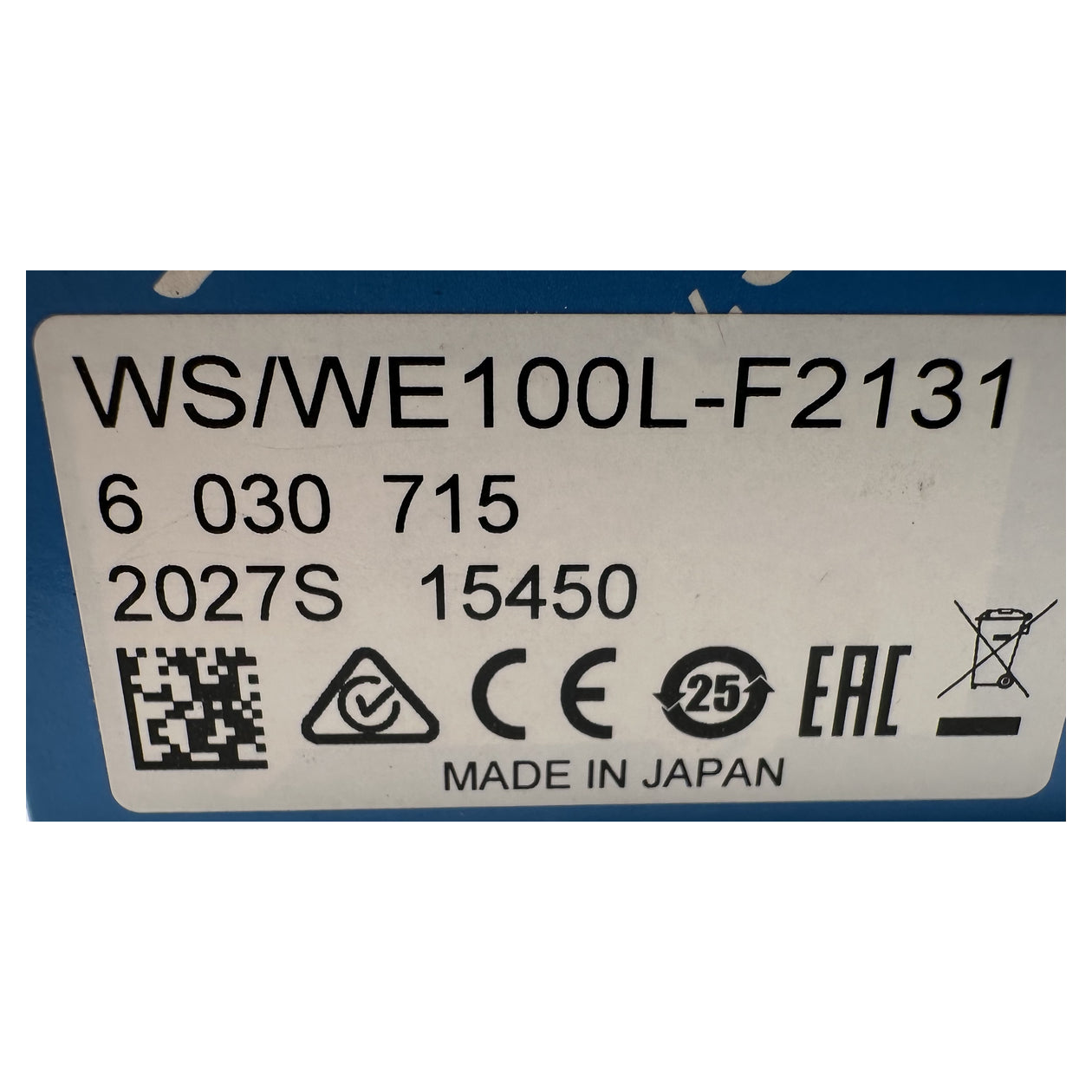NJ509 transmitter/receiver set Sick WS/WE100L-F2131 6 030 715 OVP_5