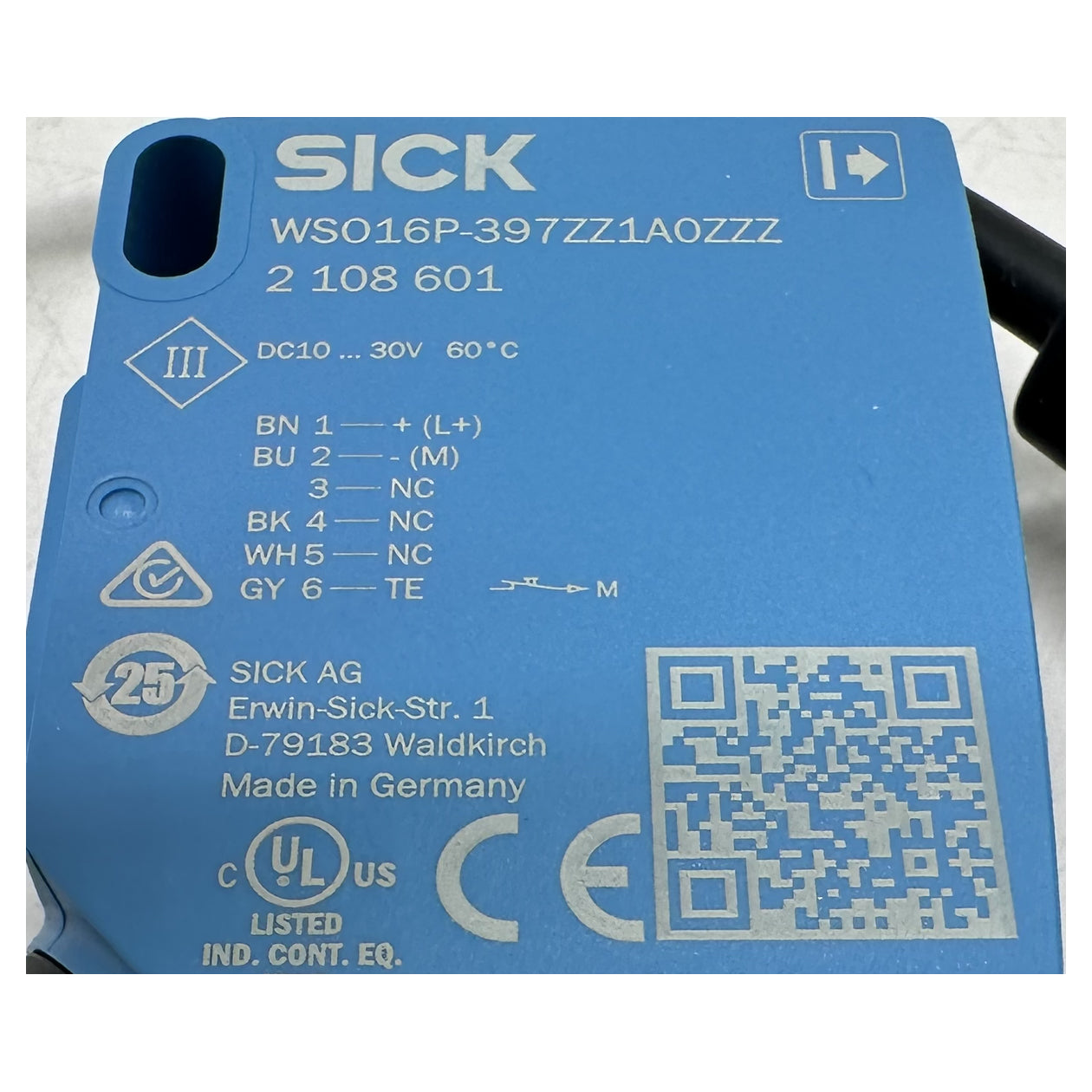 NJ512 safety light barrier transmitter Sick WSO16P-397ZZ1A0ZZZ 2108601 OVP_3