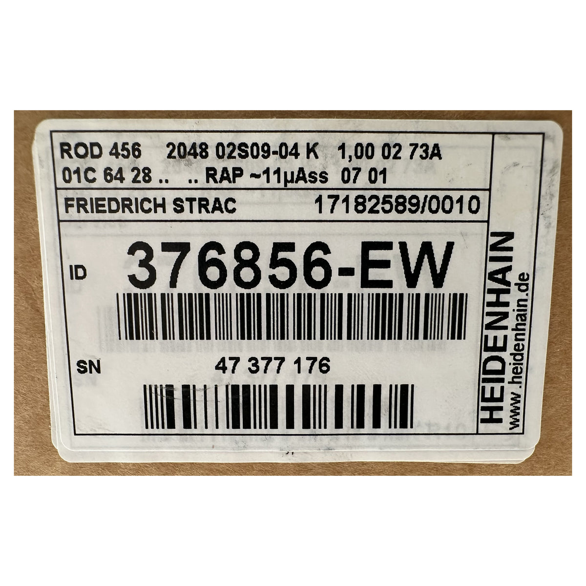 NJ527 Drehgeber Heidenhain ROD 456 2048 02S09-04 K 376856-EW OVP_4