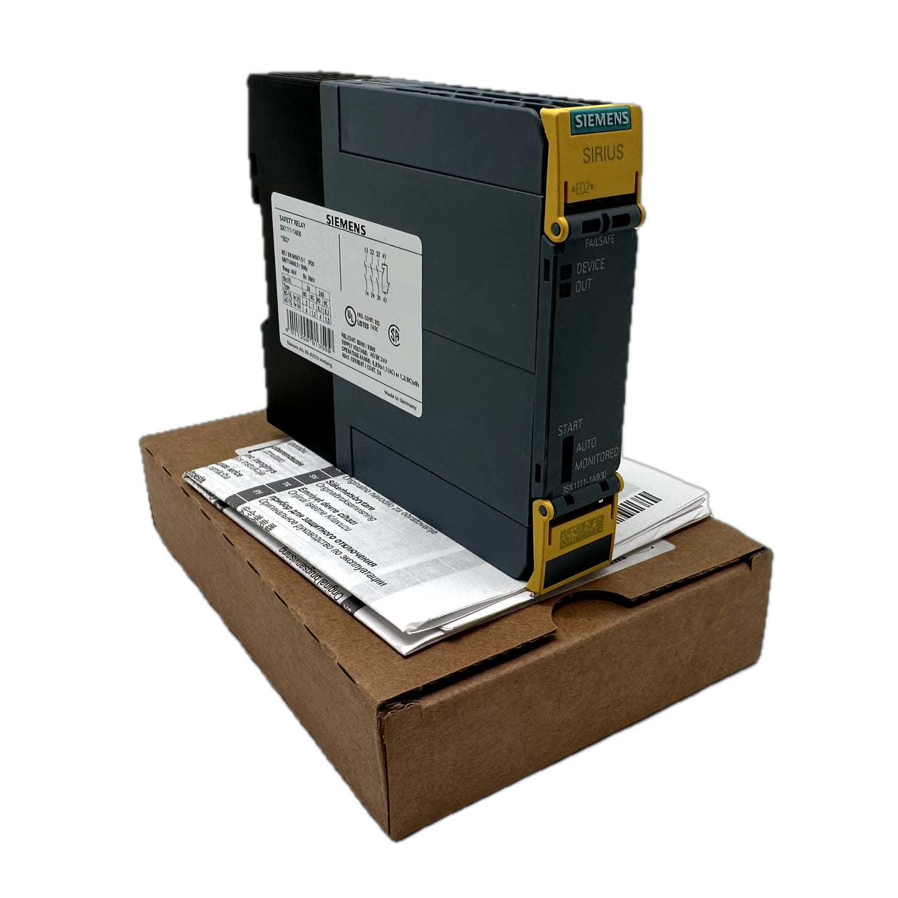 NJ532 Sicherheitsrelais Siemens 3SK1111-1AB30 E02 OVP