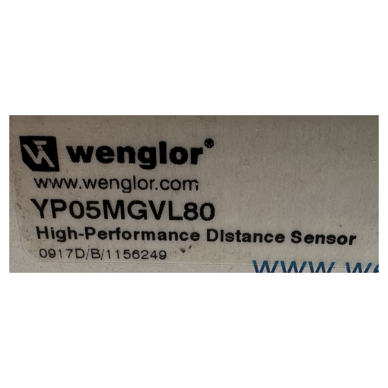 NJ533 Distanzsensor Wenglor YP05MGVL80 OVP_5