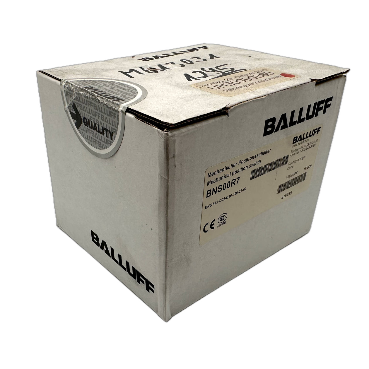 NJ546 Mechanical position switch Balluff BNS00R7 Sealed