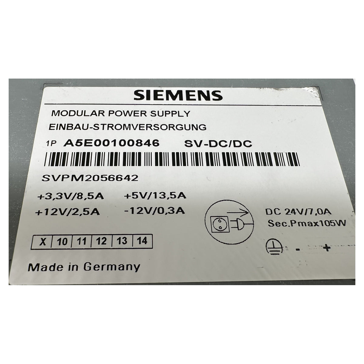 NJ550 Netzteil Siemens A5E00100846 OVP_4
